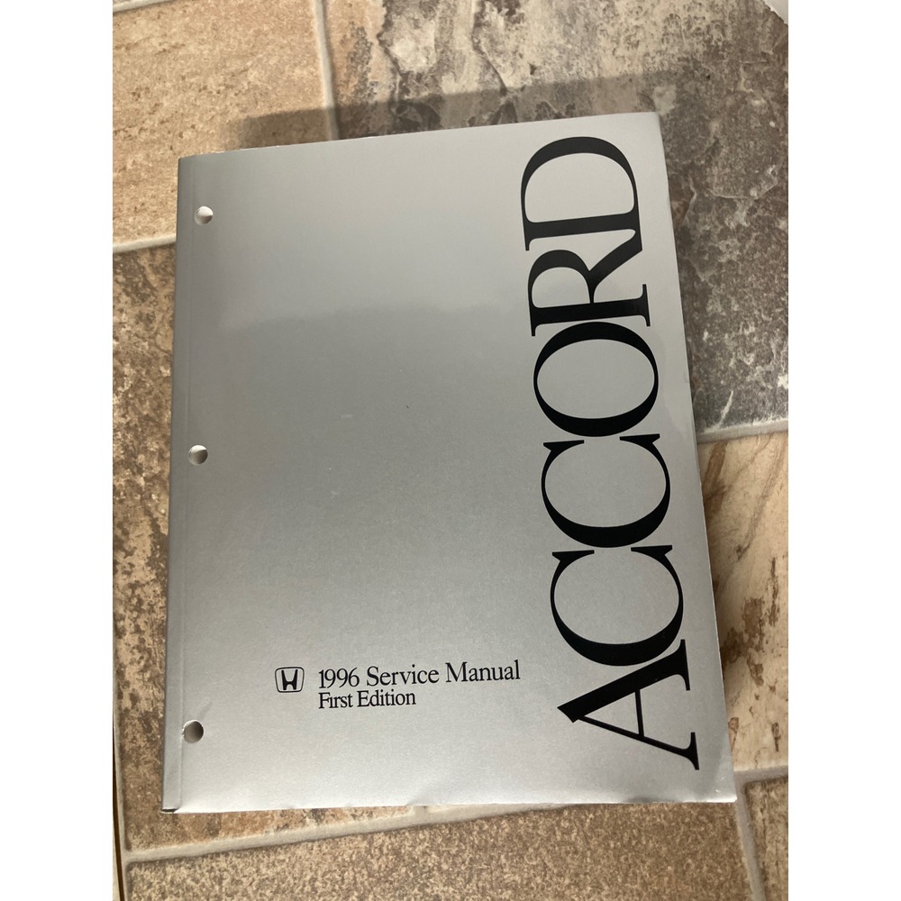 1996 Honda Accord‎ Service Manual First Edition Repair Shop Guide Book